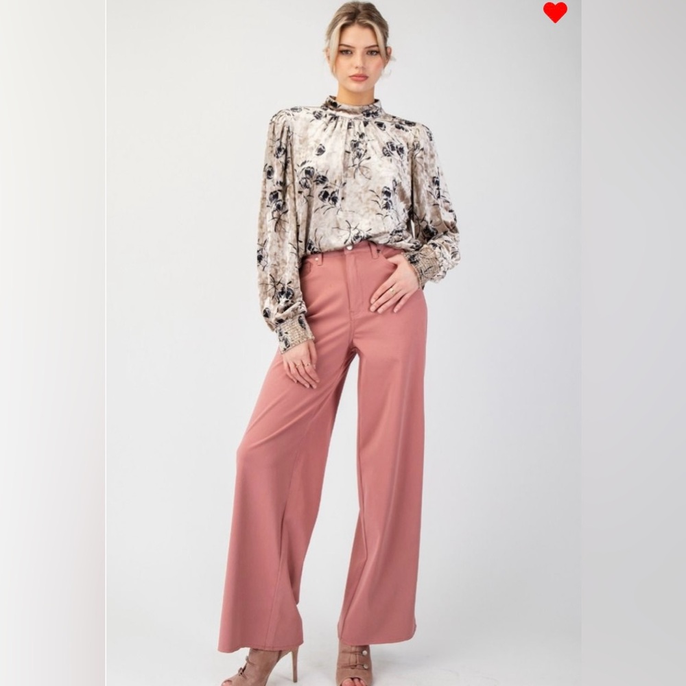 175. Soft Mauve pants, pink, various sizes - Picture 2 of 5